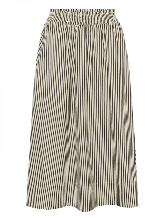Foto van product InWear Rok 'GARBO' donkergrijs / wit