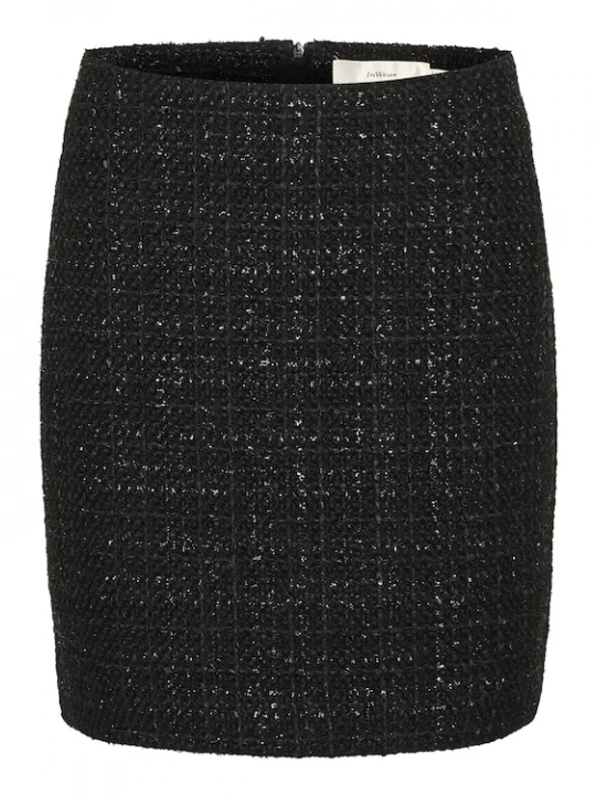 Foto van product InWear Rok 'Nevas' antraciet / donkergrijs / zilver