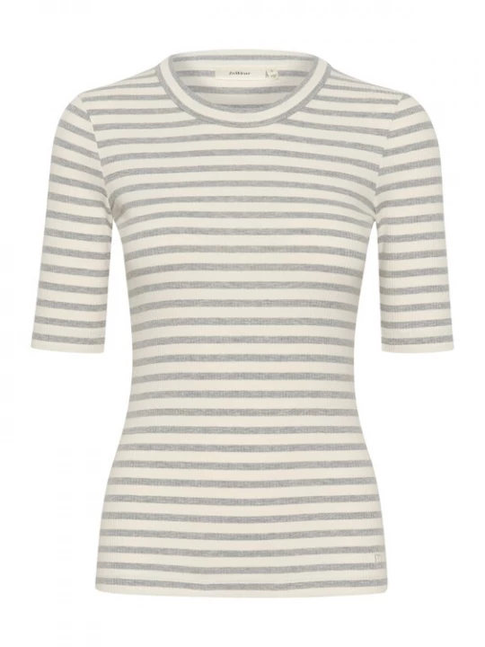 Foto van product InWear Shirt 'DagnaI' lichtgrijs / wit