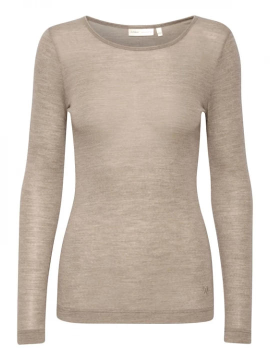 Foto van product InWear Shirt 'Fangl' beige gemêleerd