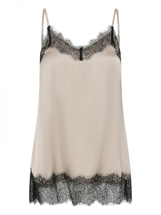 Foto van product InWear Top 'IWBalla' zwart / wolwit