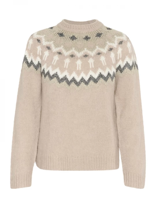 Foto van product InWear Trui beige gemêleerd