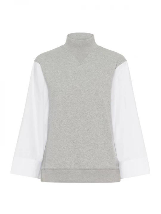 Foto van product InWear Trui 'CAPELLA' grijs / wit
