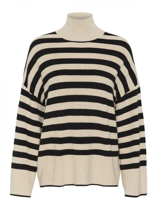Foto van product InWear Trui 'GittelIW' lichtbeige / zwart