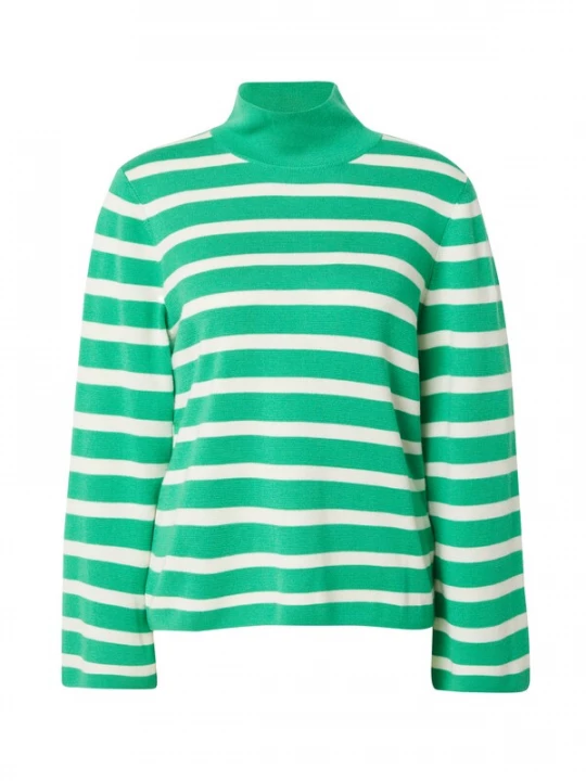 Foto van product InWear Trui 'Musettel' jade groen / wit