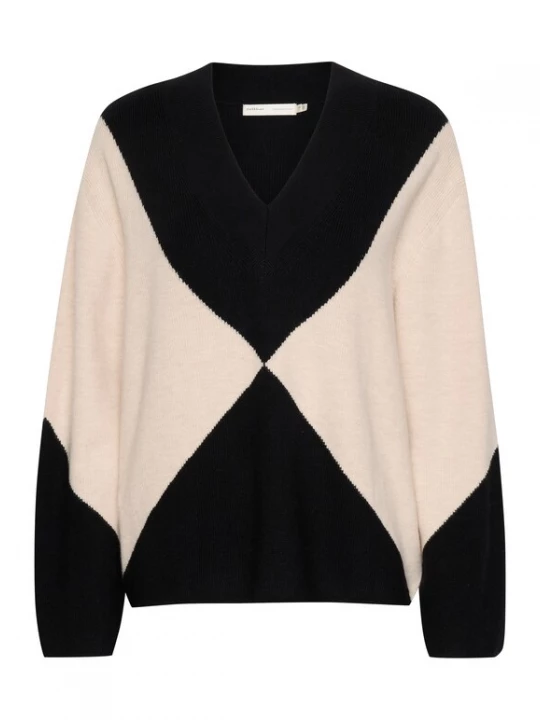 Foto van product InWear Trui 'RudiI' beige / zwart