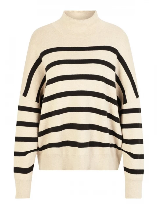 Foto van product InWear Trui 'Tenley' ecru / zwart