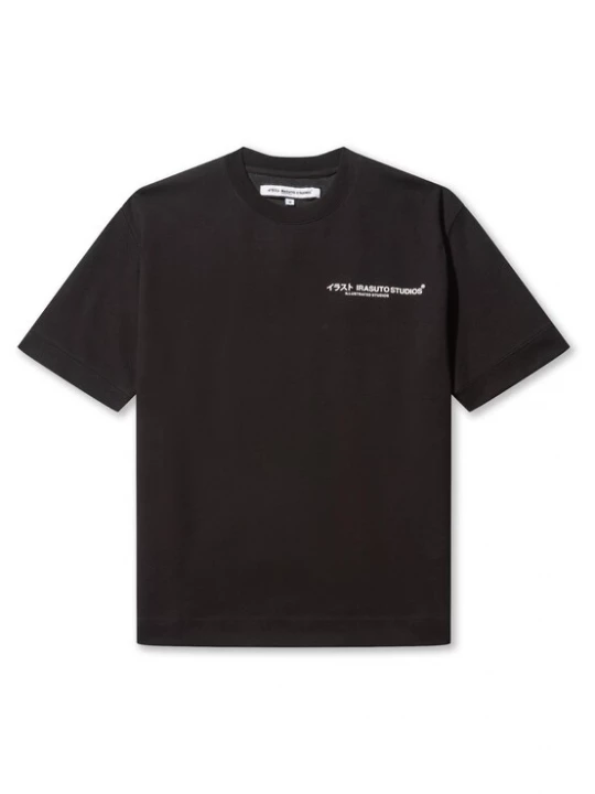 Foto van product Irasuto Studios Shirt 'Kao' rood / zwart / wit