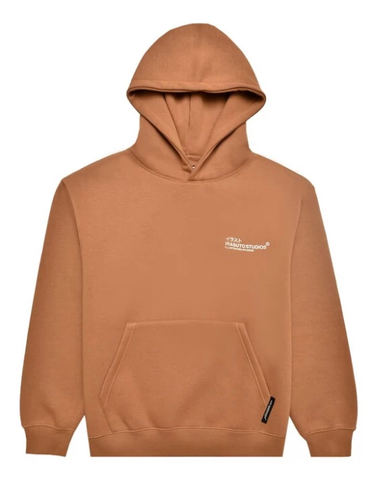 Foto van product Irasuto Studios Sweatshirt 'Crane' bruin / rood / zwart / wit