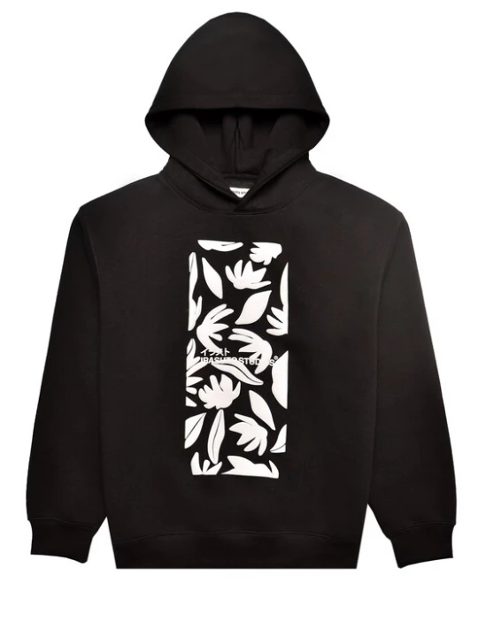 Foto van product Irasuto Studios Sweatshirt 'Jungle' zwart / wit