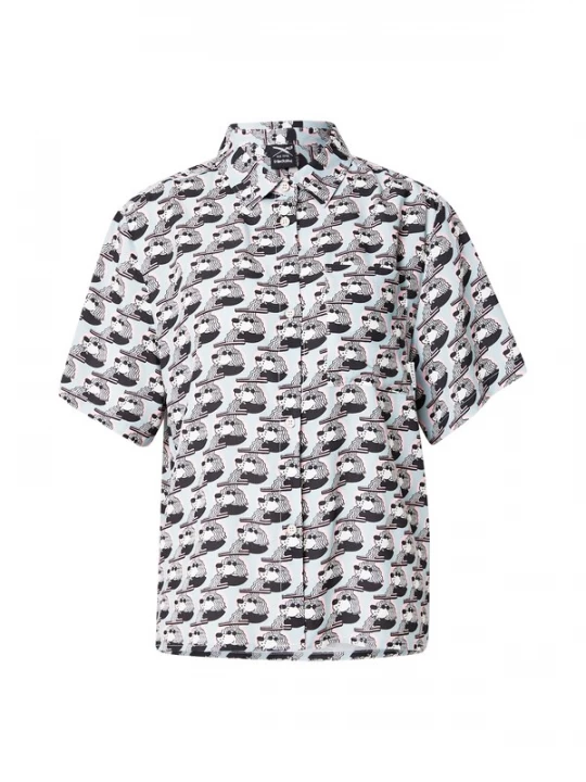 Foto van product Iriedaily Blouse 'Lucie' mintgroen / rosa / zwart / wit