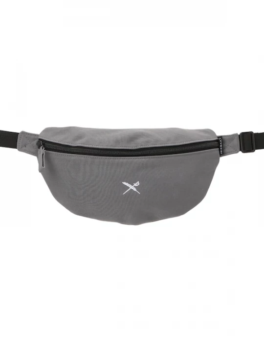 Foto van product Iriedaily Heuptas 'Easy Flag' donkergrijs / wit