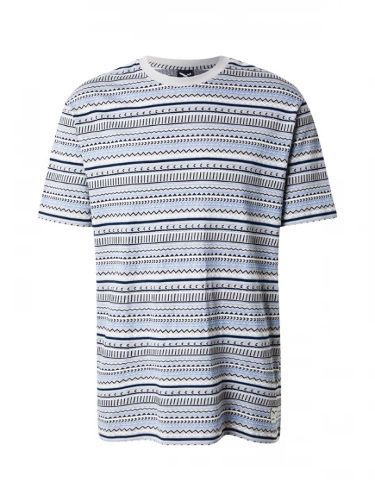 Foto van product Iriedaily Shirt 'Chop Chop' lichtblauw / grijs / zwart / wit