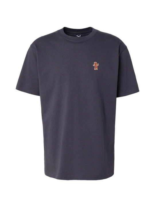 Foto van product Iriedaily Shirt 'Cookieman' nachtblauw / karamel / jade groen / wit