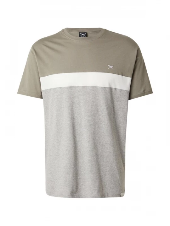 Foto van product Iriedaily Shirt 'Court' lichtgrijs / kaki / wit