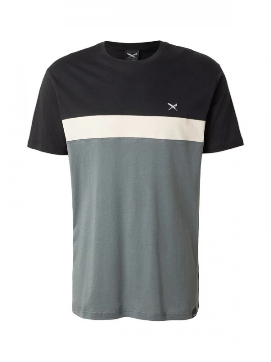 Foto van product Iriedaily Shirt 'Court' navy / donkergroen / wit