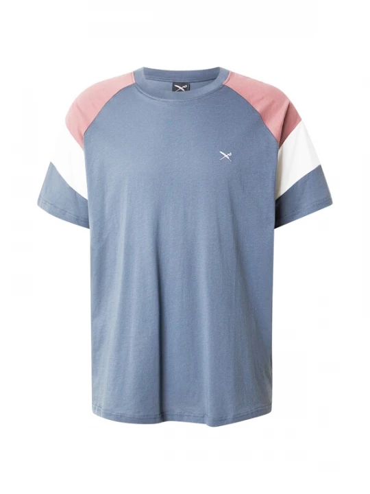 Foto van product Iriedaily Shirt 'Flowing' basaltgrijs / oudroze / wit