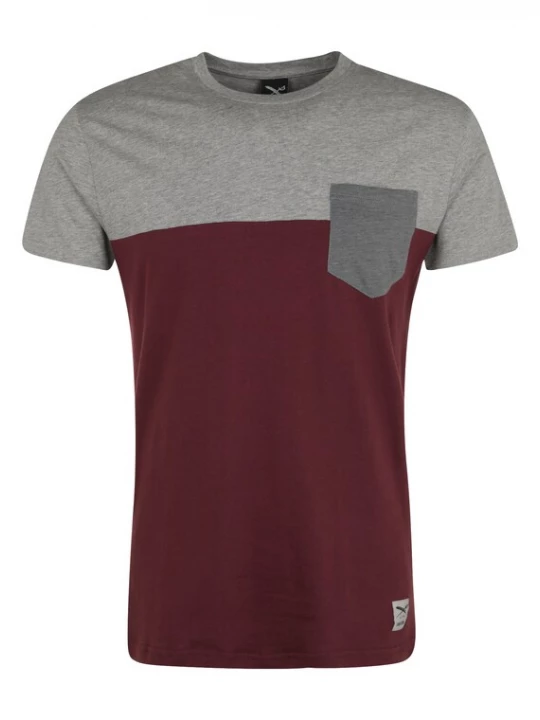 Foto van product Iriedaily Shirt grijs gemêleerd / merlot