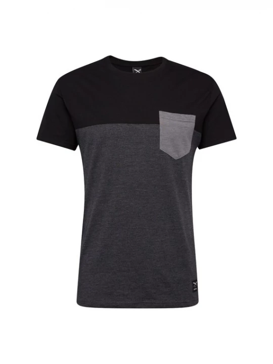 Foto van product Iriedaily Shirt grijs gemêleerd / zwart