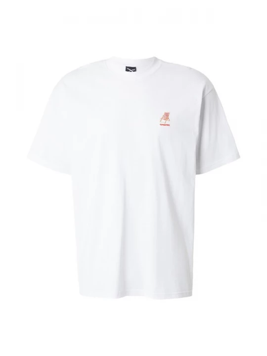 Foto van product Iriedaily Shirt 'Homeoffice' beige / oranje / wit