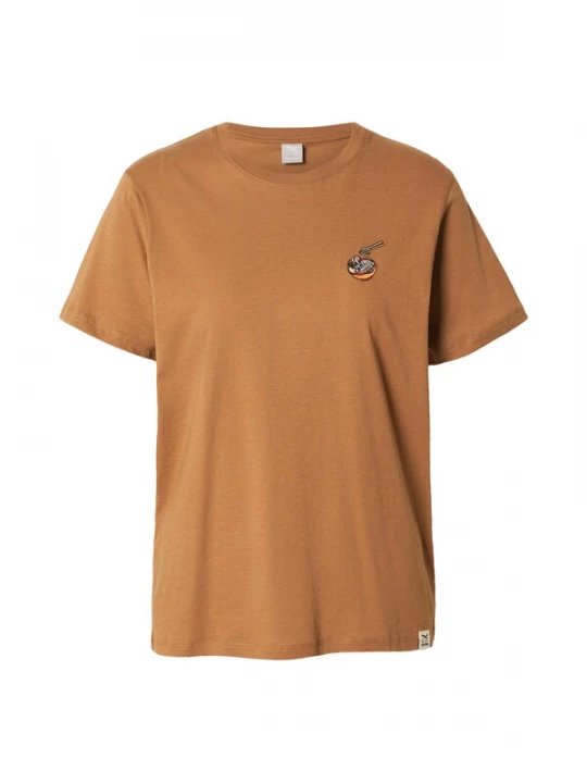 Foto van product Iriedaily Shirt 'Irie Ramen' lichtbruin / geel / pink / wit