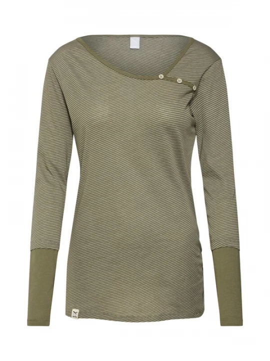 Foto van product Iriedaily Shirt kaki / wit