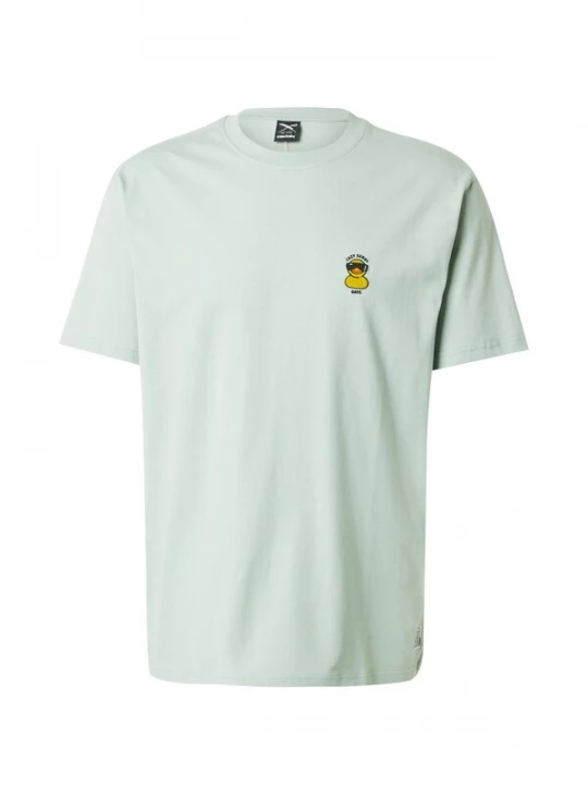 Foto van product Iriedaily Shirt 'Lazy Sunny Day' geel / pastelgroen / oranje / zwart