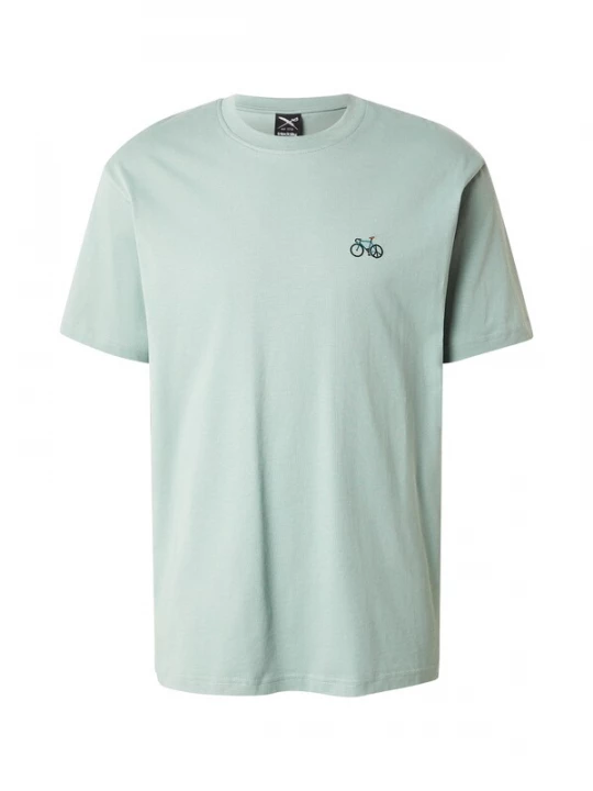 Foto van product Iriedaily Shirt 'Peaceride' blauw / mokka / rookgrijs / zwart