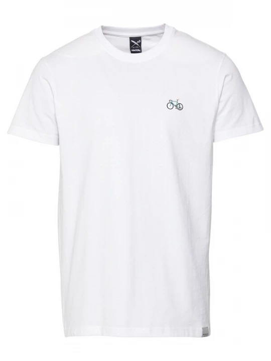 Foto van product Iriedaily Shirt 'Peaceride' duifblauw / perzik / zwart / wit