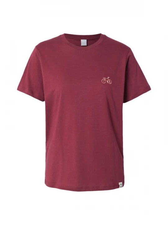 Foto van product Iriedaily Shirt 'Peacy Ride' geel / bourgogne / lichtrood / wit
