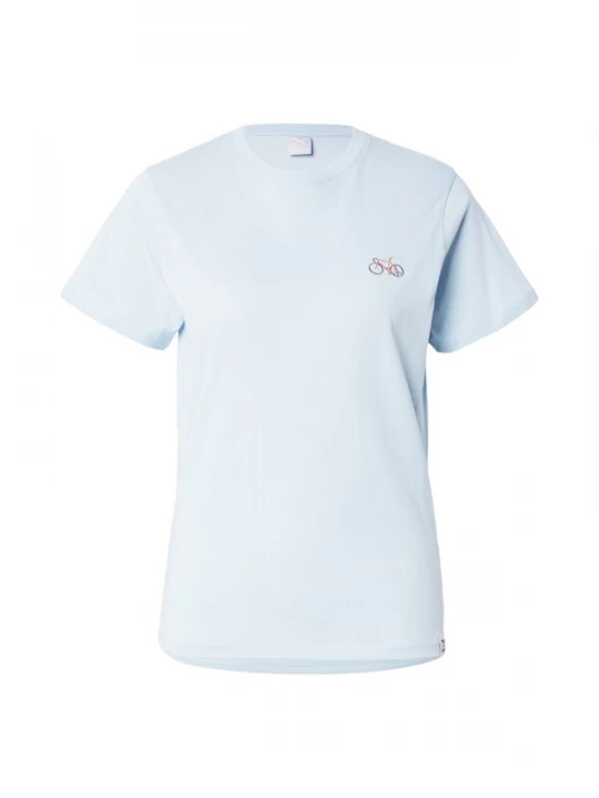 Foto van product Iriedaily Shirt 'Peacy Ride' lichtblauw / geel / lavendel / oudroze