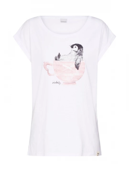 Foto van product Iriedaily Shirt 'Pingulax' grijs / rosa / zwart / wit