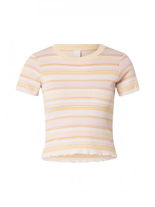 Foto van product Iriedaily Shirt 'Pippa' crème / mauve / donkeroranje / wit