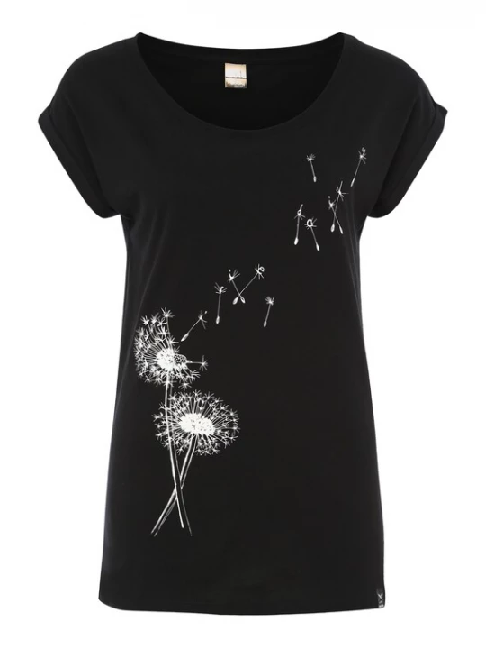 Foto van product Iriedaily Shirt 'Pusteblume' zwart / wit