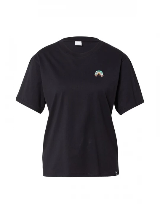 Foto van product Iriedaily Shirt 'Skate Heart' turquoise / mintgroen / oudroze / zwart