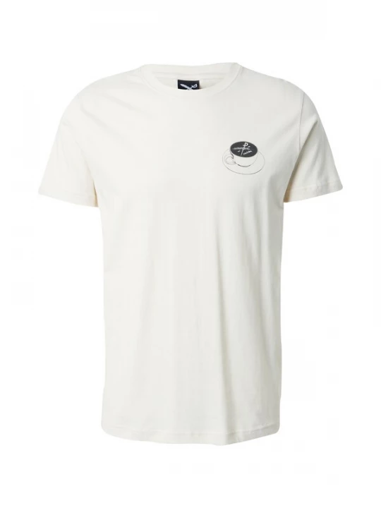 Foto van product Iriedaily Shirt 'Slowpresso' zwart / offwhite