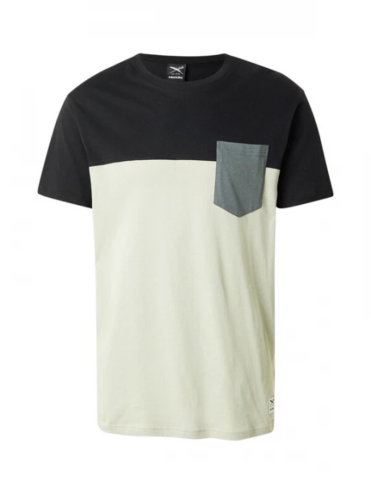 Foto van product Iriedaily Shirt smaragd / pastelgroen / zwart