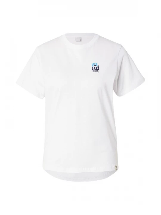 Foto van product Iriedaily Shirt 'Square Flowers' marine / azuur / smaragd / wit
