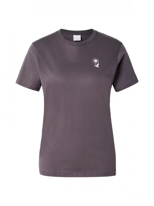 Foto van product Iriedaily Shirt 'Stay Daisy' antraciet / wit