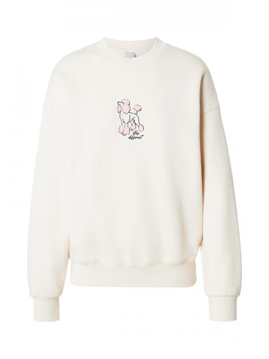 Foto van product Iriedaily Sweatshirt 'Floodle' beige / rosa / zwart