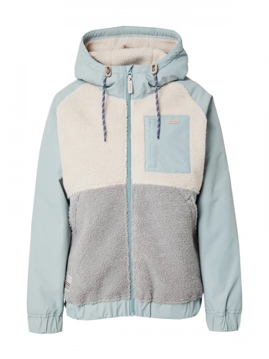 Foto van product Iriedaily Tussenjas 'Arctikmix' ecru / pastelblauw / grijs