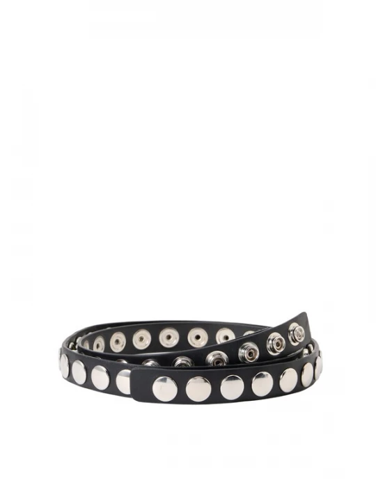 Foto van product IRO Riem 'CLICK' zwart / zilver