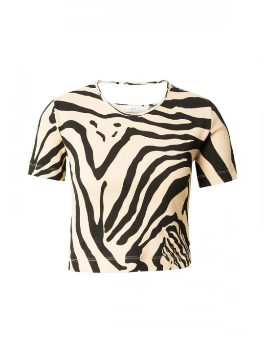 Foto van product IRO Shirt lichtbruin / zwart