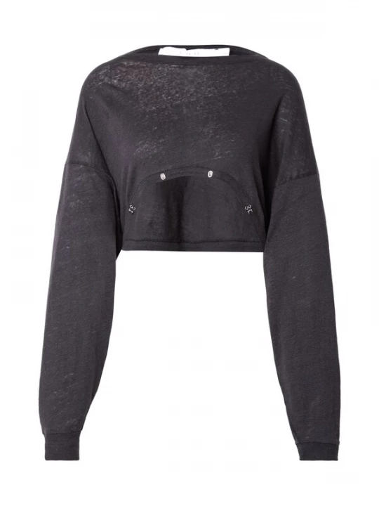 Foto van product IRO Shirt zwart gemêleerd