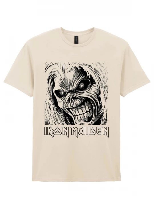Foto van product Iron Maiden Shirt 'Iron Maiden Eddie Boxed T-Shirt' natuurwit