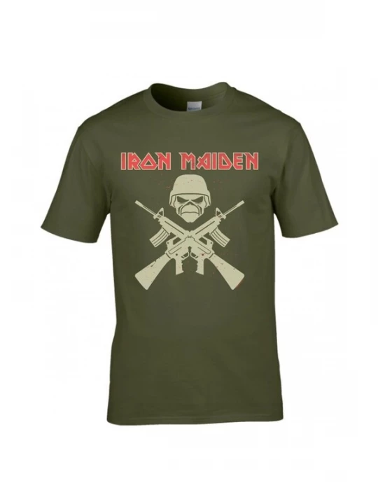 Foto van product Iron Maiden Shirt 'Iron Maiden Eddie Soldier Iron Maiden T-shirt' groen