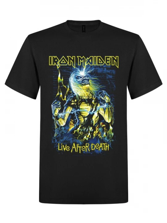 Foto van product Iron Maiden Shirt 'Iron Maiden Live After Death T-Shirt' zwart
