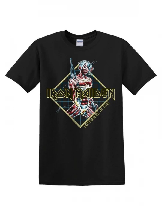 Foto van product Iron Maiden Shirt 'Iron Maiden Somewhere In Time T-Shirt' zwart