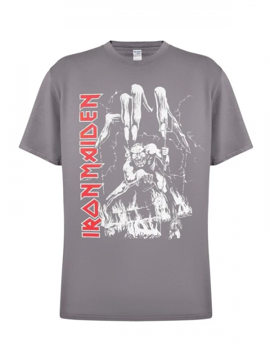 Foto van product Iron Maiden Shirt 'Iron maiden T-Shirt' grijs
