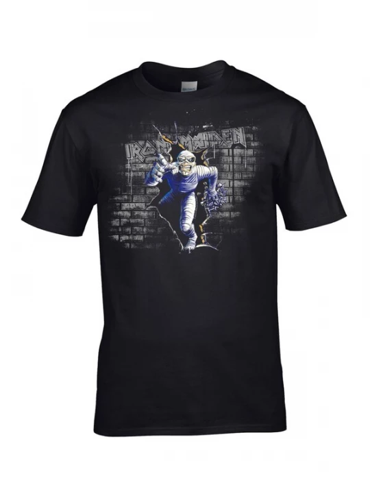 Foto van product Iron Maiden Shirt 'Mummy Wall Break' zwart